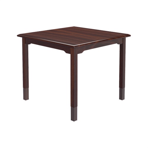 34" Straight Leg Dining Table w/Plastic Leg Protectors
