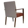 Azeeza Wood-Look Metal Seating