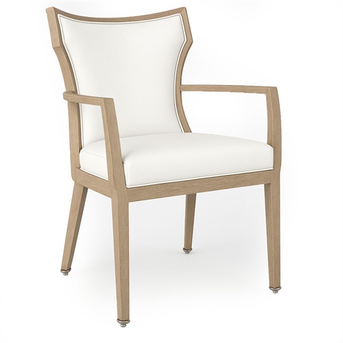 Bryant Wood-Look Metal Chair