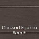 Cerused Espresso Beech Finish