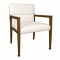 Danica Wood-Look Metal Seating