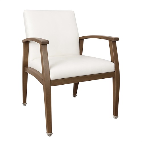 Kendall Wood-Look Metal Chair