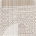 Serene Privacy Curtain Fabric, Sandstone, Detail