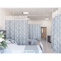 Serene Slate Privacy Curtain Fabric, Installation