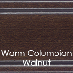 Warm Columbian Walnut Finish